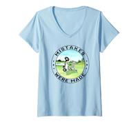Mujer Mistakes were Made Golf Cart Camiseta Cuello V