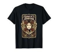 Mujer mística de una cierta Rabia Floral Luna Hongo Mujer Camiseta