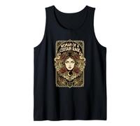 Mujer mística de una cierta Rabia Floral Luna Hongo Mujer Camiseta sin Mangas