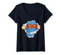 Mujer Mitchell Apellido Superhéroe Familia Apellido Mitchell Camiseta Cuello V