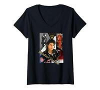 Mujer MJ-021 Michael Jackson Camiseta Cuello V