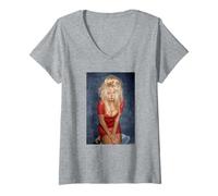 Mujer Modelo de la Actriz Pamela Anderson Baywatch de Michael Grecco Camiseta Cuello V