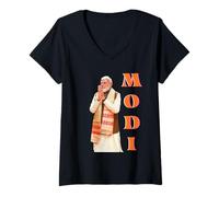 Mujer Modi Camiseta Cuello V