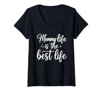 Mujer Mommy Life is The Best Life For Cute Grandma Mothers Day Camiseta Cuello V