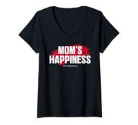 Mujer Mom'S Favorite Funny Mother's Day, Mom'S Happiness Camiseta Cuello V