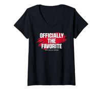 Mujer Mom'S Favorite Funny Mother's Day, Officially The Favorite Camiseta Cuello V