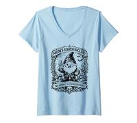 Mujer Mom'S Garden Club - Divertido gnomo de jardinería Camiseta Cuello V