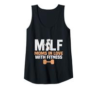 Mujer Moms in Love with Fitness Workout Madre Camiseta sin Mangas