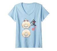 Mujer Monchhichi Japanese Art Style The Part Is A Mind Cute Twins Camiseta Cuello V
