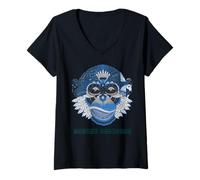 Mujer Monkey Business - Camiseta Camiseta Cuello V