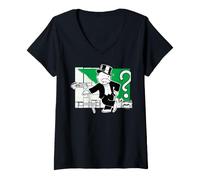 Mujer Monopoly Classic Cover Camiseta Cuello V