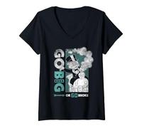 Mujer Monopoly Go Big Go Broke Train Camiseta Cuello V
