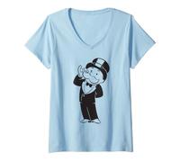 Mujer Monopoly Let Me Think Camiseta Cuello V
