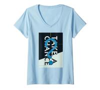 Mujer Monopoly Take A Chance - Juego de Cartas Retro Camiseta Cuello V