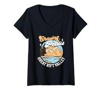 Mujer Montañeros - Gran Valle del Rift Camiseta Cuello V