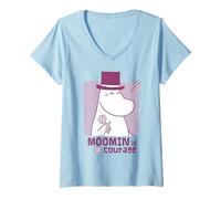 Mujer Moomin Moominpappa Moomin es Coraje Camiseta Cuello V