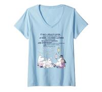 Mujer Moomin Realmente prodiga Las hazañas de Moominpappa Cita Camiseta Cuello V