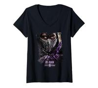 Mujer Mortal Kombat 2 Bi-Han Portrait Camiseta Cuello V