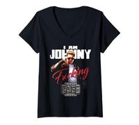 Mujer Mortal Kombat 2 I Am Johnny Cage Camiseta Cuello V