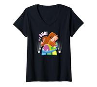Mujer Moshi Monsters Es Furi En La Pista De Baile Camiseta Cuello V