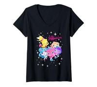 Mujer Moshi Monsters The Poppeteers Poppet & Co Camiseta Cuello V