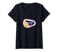 Mujer Mosquetón de Escalada Red River Gorge Camiseta Cuello V