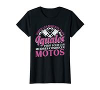 Mujer Motero Regalo Motociclista Biker Girl Mujeres Van En Moto Camiseta