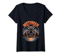 Mujer Mothman Prophecie West Virginia Cryptid Point Agradable Camiseta Cuello V