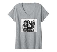 Mujer Motörhead Phil Taylor Lemmy Kilmister y Eddie Clarke 1981 Camiseta Cuello V