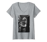 Mujer Motorhead Lemmy Kilmister Live 1979 por Simon Fowler Camiseta Cuello V