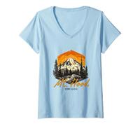 Mujer Mount Hood Camiseta Cuello V