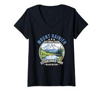 Mujer Mount Rainier National Park | Washington Camiseta Cuello V