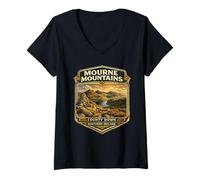 Mujer Mourne Mountains Irlanda del Norte Irlanda Irlandesa Mourne Vacaciones Camiseta Cuello V