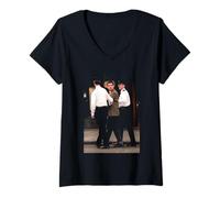 Mujer Mr Bean Filming Arrestado Rowan Atkinson 1996 Camiseta Cuello V