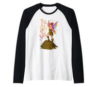 Mujer Mud Run Princess I'm a Dirty Girl Equipo Fairy Girls ATV Camiseta Manga Raglan