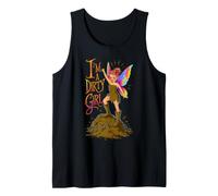 Mujer Mud Run Princess I'm a Dirty Girl Equipo Fairy Girls ATV Camiseta sin Mangas