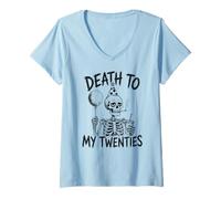 Mujer Muerte a mis Veinte, 30 años, 30 cumpleaños él/Hombres Camiseta Cuello V