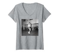 Mujer Muhammad Ali American Boxing Legend - Cuerda de saltar Camiseta Cuello V