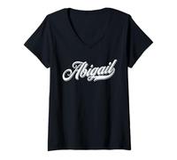 Mujer Mujer niñas Idea de regalo divertido humor nombre para Abigail Camiseta Cuello V