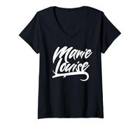 Mujer Mujer niñas Idea Regalo Divertido Humor Nombre Marie-Louise Camiseta Cuello V