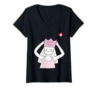 Mujer Mujeres Que Llevan la Mejor mamá Divertido diseño Unisex para Camiseta Camiseta Cuello V