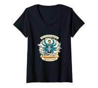 Mujer Multitarea Maestro Casual Oficina Desgaste hogar Esencial S19 Camiseta Cuello V