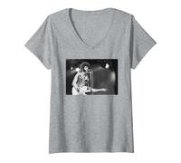 Mujer Mungo Jerry Cantante Ray Dorset Reading Fest 1972 Camiseta Cuello V