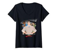 Mujer My Adventures with Superman Daily Planet Crew Camiseta Cuello V