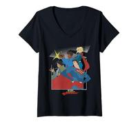Mujer My Adventures with Superman Group Pose Camiseta Cuello V