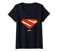 Mujer My Adventures with Superman Shield Camiseta Cuello V