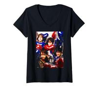 Mujer My Bloody Valentine Shoegaze Loveless Band Foto AJ Barratt Camiseta Cuello V