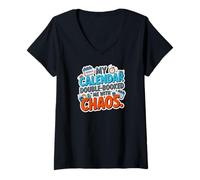Mujer MY Calendar Double Booked ME with Chaos Camiseta Cuello V