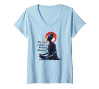 Mujer MY Core Calls This IS A Moving Meeting Camiseta Cuello V