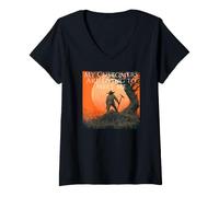 Mujer My Customers Are Dying to Meet Me Funny Gravedigger Camiseta Cuello V